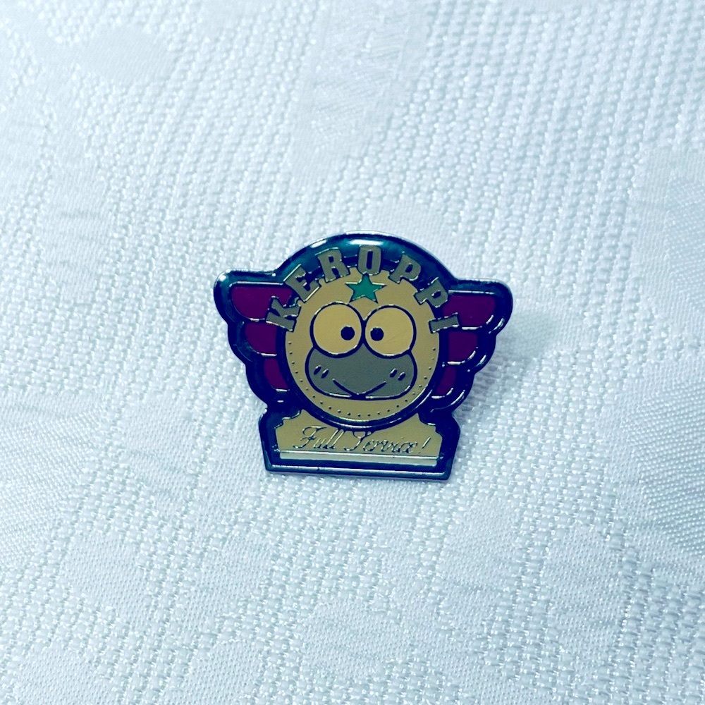 Keroppi Enamel Pin retired signed 88 97 Sanrio RARE